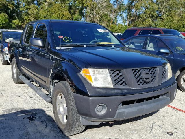 1N6AD07U36C475793 - 2006 NISSAN FRONTIER C BLACK photo 1