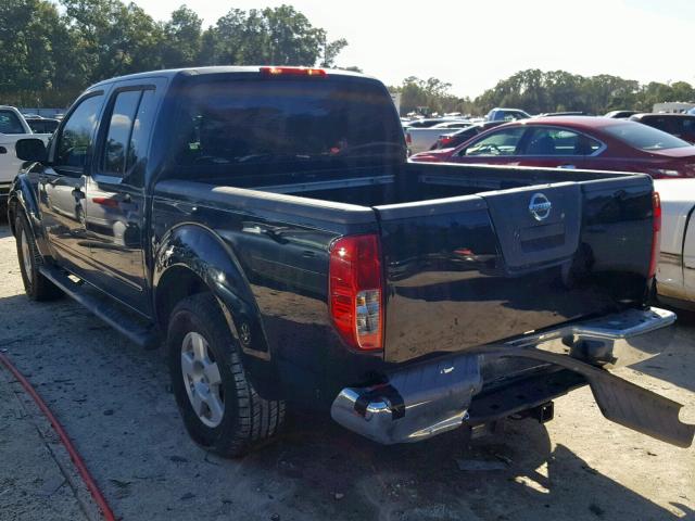 1N6AD07U36C475793 - 2006 NISSAN FRONTIER C BLACK photo 3