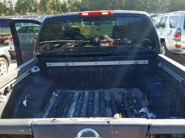 1N6AD07U36C475793 - 2006 NISSAN FRONTIER C BLACK photo 9