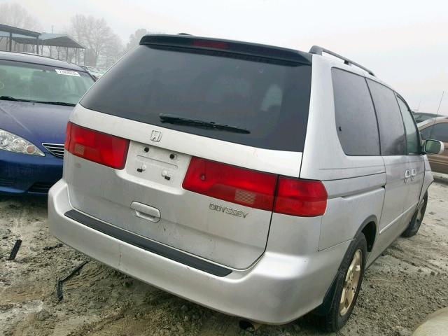 2HKRL18691H503284 - 2001 HONDA ODYSSEY EX SILVER photo 4