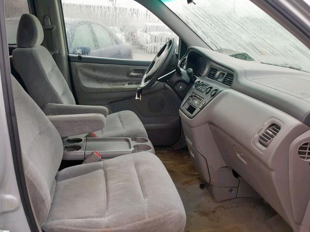 2HKRL18691H503284 - 2001 HONDA ODYSSEY EX SILVER photo 5