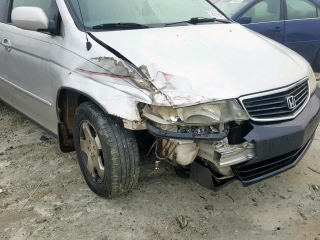 2HKRL18691H503284 - 2001 HONDA ODYSSEY EX SILVER photo 9