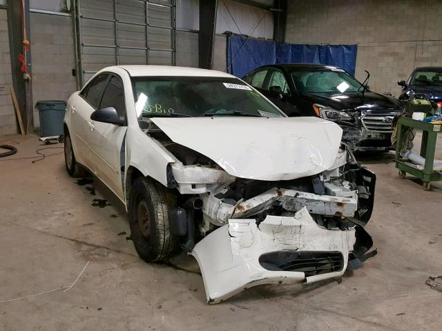 1G2ZF55B964262960 - 2006 PONTIAC G6 SE WHITE photo 1