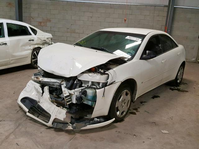 1G2ZF55B964262960 - 2006 PONTIAC G6 SE WHITE photo 2