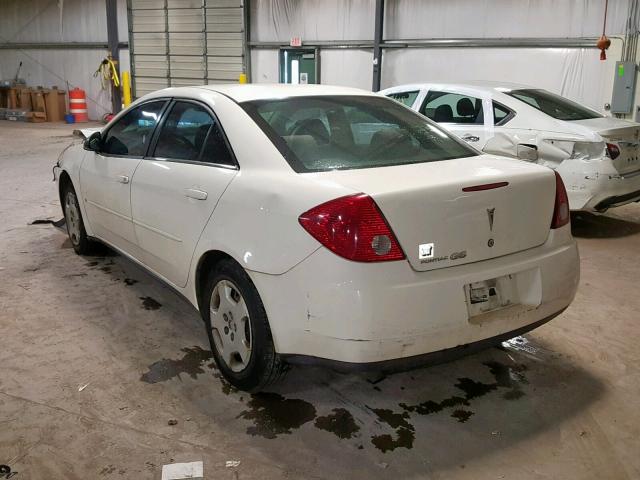 1G2ZF55B964262960 - 2006 PONTIAC G6 SE WHITE photo 3