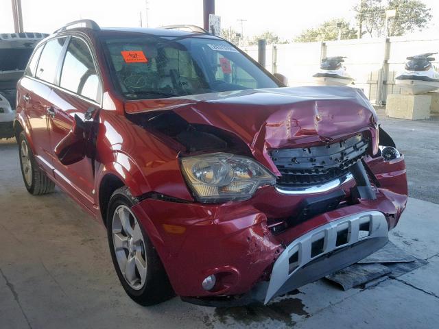 3GNAL4EK7DS614899 - 2013 CHEVROLET CAPTIVA LT RED photo 1