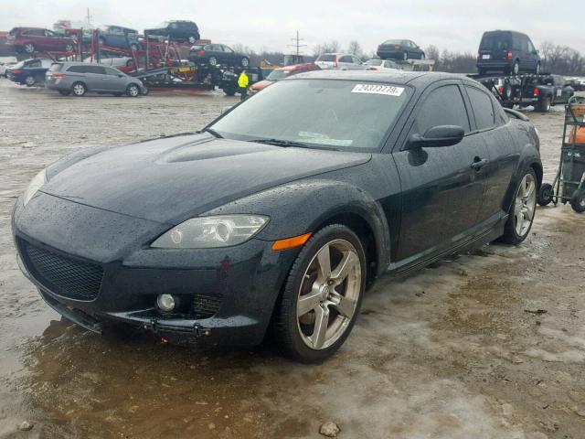 JM1FE173770212650 - 2007 MAZDA RX8 BLACK photo 2