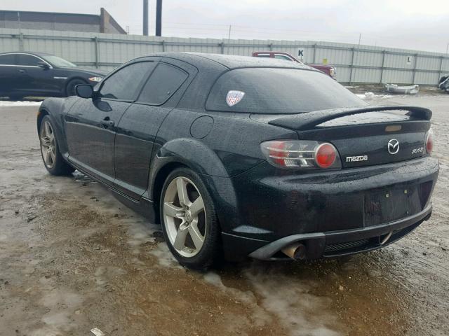 JM1FE173770212650 - 2007 MAZDA RX8 BLACK photo 3