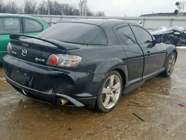 JM1FE173770212650 - 2007 MAZDA RX8 BLACK photo 4