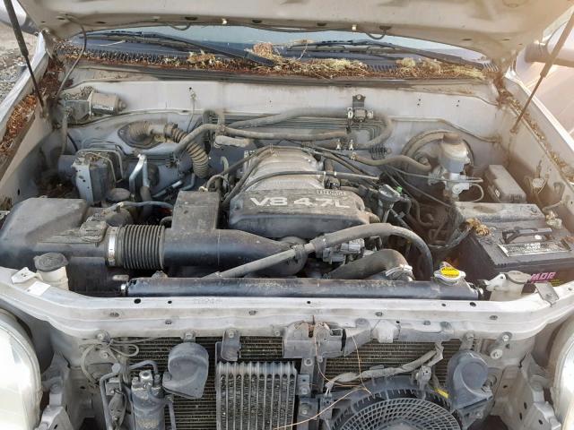 5TDBT48A61S028579 - 2001 TOYOTA SEQUOIA LI GRAY photo 7