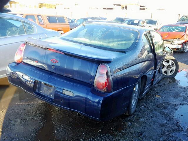 2G1WX15K219206281 - 2001 CHEVROLET MONTE CARL BLUE photo 4