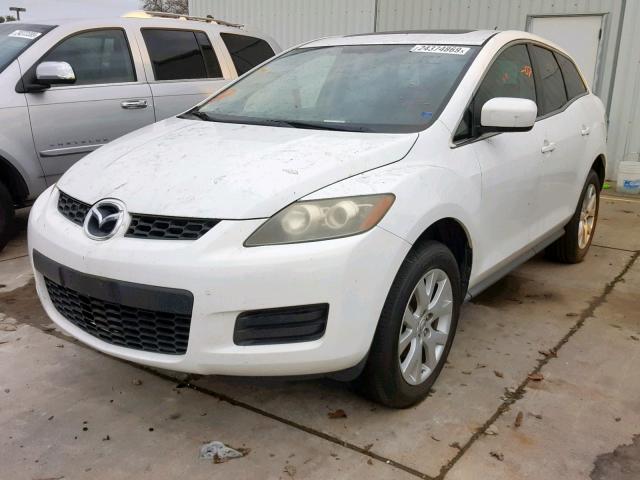 JM3ER29L270135714 - 2007 MAZDA CX-7 WHITE photo 2