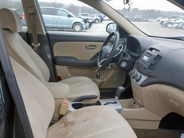 KMHDU46D88U516355 - 2008 HYUNDAI ELANTRA GL BLUE photo 5