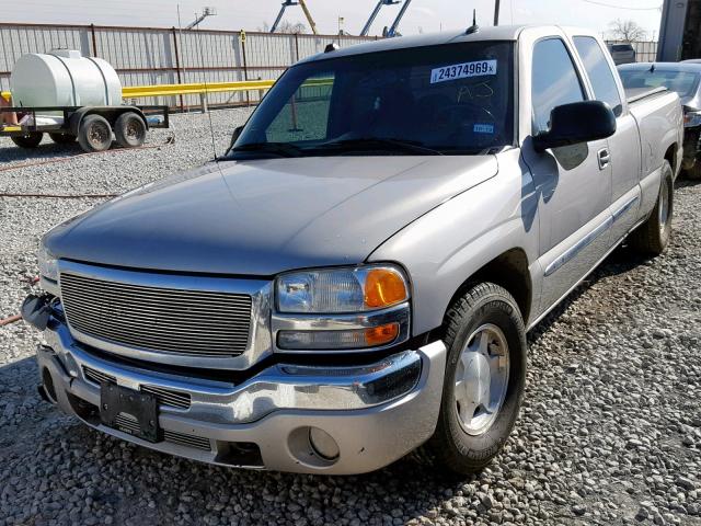 2GTEC19T141168840 - 2004 GMC NEW SIERRA SILVER photo 2