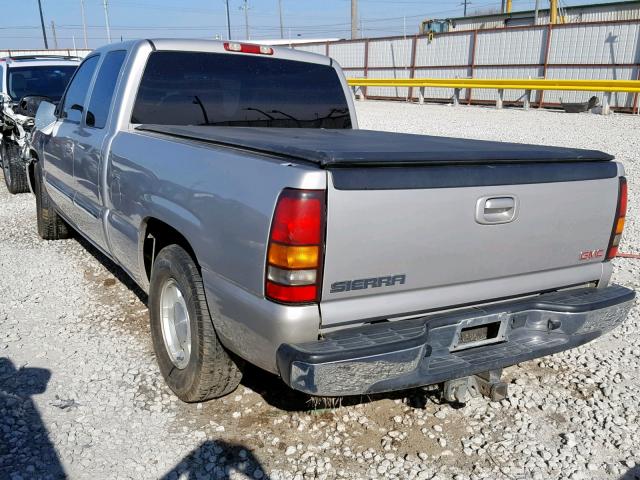 2GTEC19T141168840 - 2004 GMC NEW SIERRA SILVER photo 3