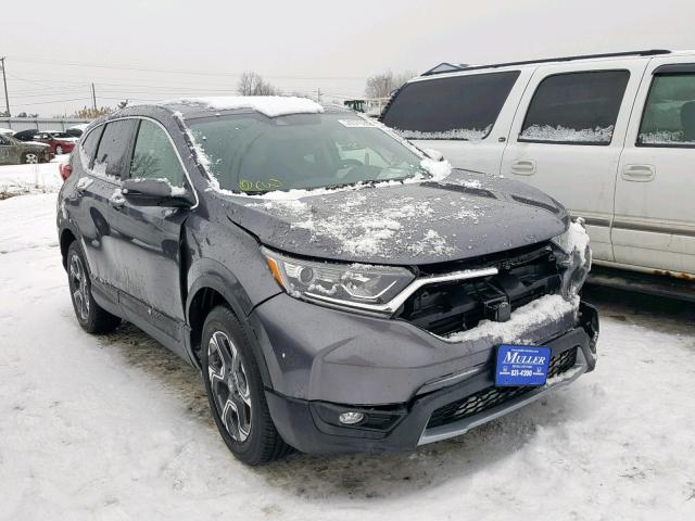 7FARW2H80JE098952 - 2018 HONDA CR-V EXL GRAY photo 1