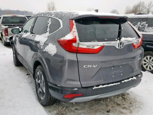 7FARW2H80JE098952 - 2018 HONDA CR-V EXL GRAY photo 3