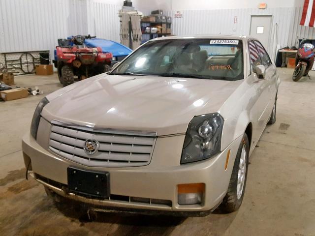 1G6DP577970187958 - 2007 CADILLAC CTS HI FEA GOLD photo 2