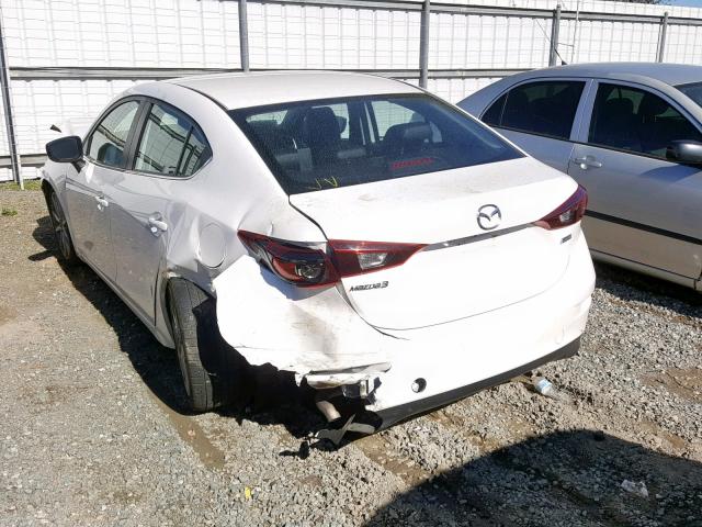 JM1BN1V74H1101277 - 2017 MAZDA 3 TOURING WHITE photo 3