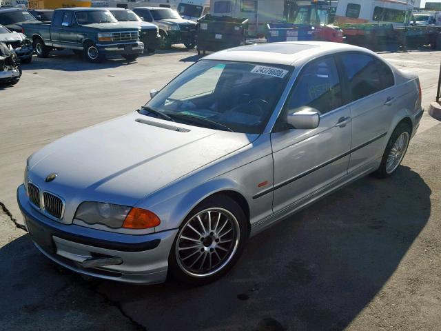 WBAAV53471JS91414 - 2001 BMW 330 I SILVER photo 2