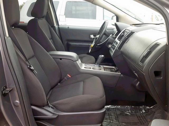 2FMDK3JC3ABA26870 - 2010 FORD EDGE SEL GRAY photo 5