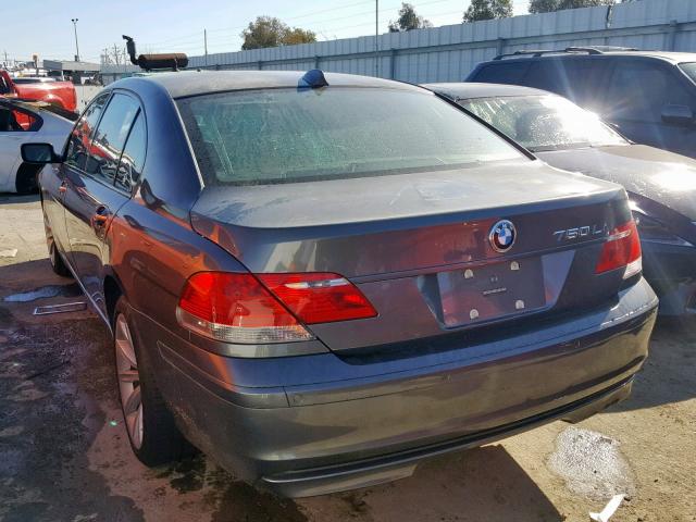 WBAHN835X7DT77137 - 2007 BMW 750 GRAY photo 3