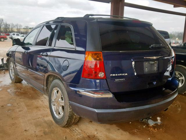 2C8GM68424R387514 - 2004 CHRYSLER PACIFICA BLUE photo 3