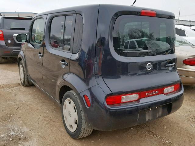 JN8AZ2KR3BT210468 - 2011 NISSAN CUBE BASE BLACK photo 3