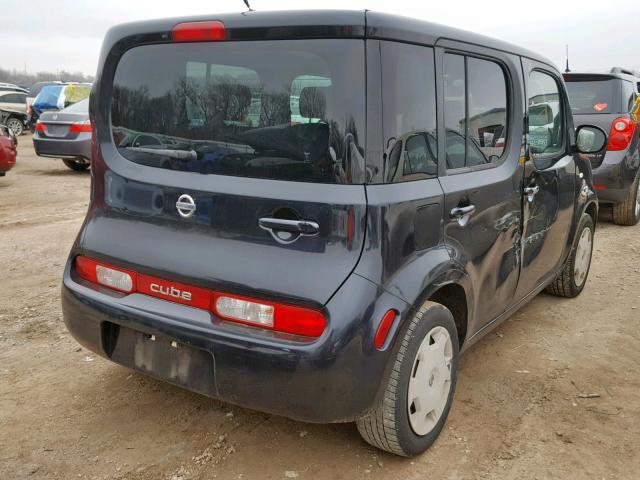 JN8AZ2KR3BT210468 - 2011 NISSAN CUBE BASE BLACK photo 4