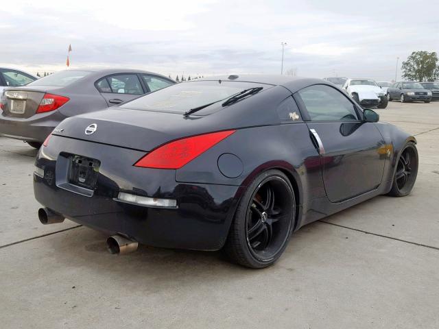 JN1BZ34D98M700409 - 2008 NISSAN 350Z COUPE BLACK photo 4