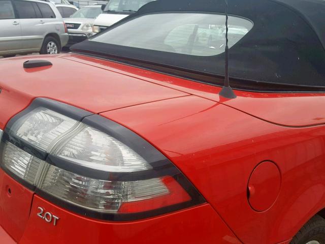 YS3FB79Y386011548 - 2008 SAAB 9-3 2.0T RED photo 9