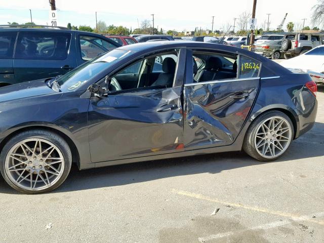 1G1PC5SB6D7221285 - 2013 CHEVROLET CRUZE LT CHARCOAL photo 10