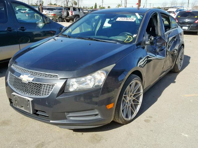 1G1PC5SB6D7221285 - 2013 CHEVROLET CRUZE LT CHARCOAL photo 2