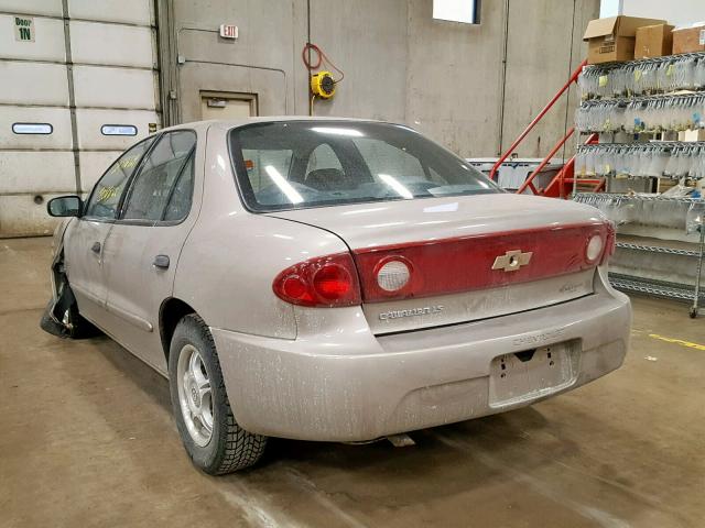 1G1JF52F247131101 - 2004 CHEVROLET CAVALIER L GOLD photo 3