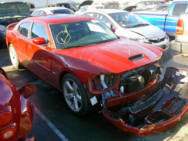 2B3KA73W36H506118 - 2006 DODGE CHARGER SR RED photo 1