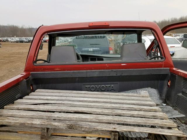 JT4JM11D1T0013618 - 1996 TOYOTA T100 RED photo 6