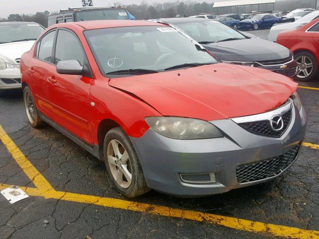 JM1BK12F971700792 - 2007 MAZDA 3 I RED photo 1