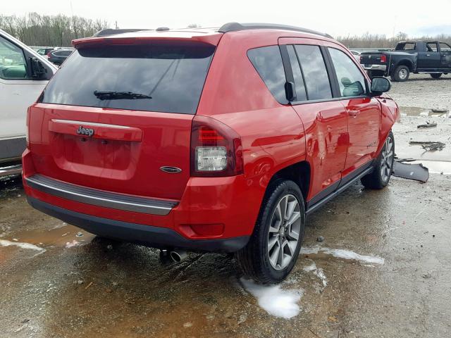 1C4NJCBA6GD703051 - 2016 JEEP COMPASS SP 红色 照片 4