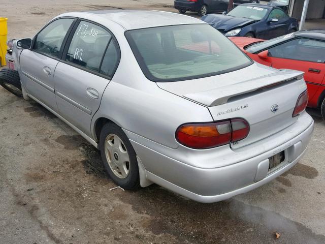 1G1NE52J116139202 - 2001 CHEVROLET MALIBU LS Gümüş foto 3