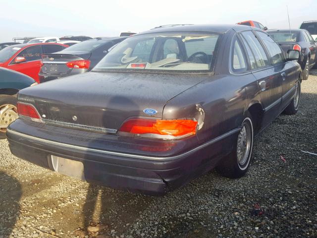 2FALP74W9NX208912 - 1992 FORD CROWN VICT GRAY photo 4