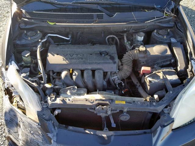 2T1KR32E75C448323 - 2005 TOYOTA COROLLA MA GRAY photo 7