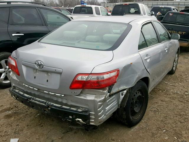 4T1BE46K17U624401 - 2007 TOYOTA CAMRY NEW SILVER photo 4