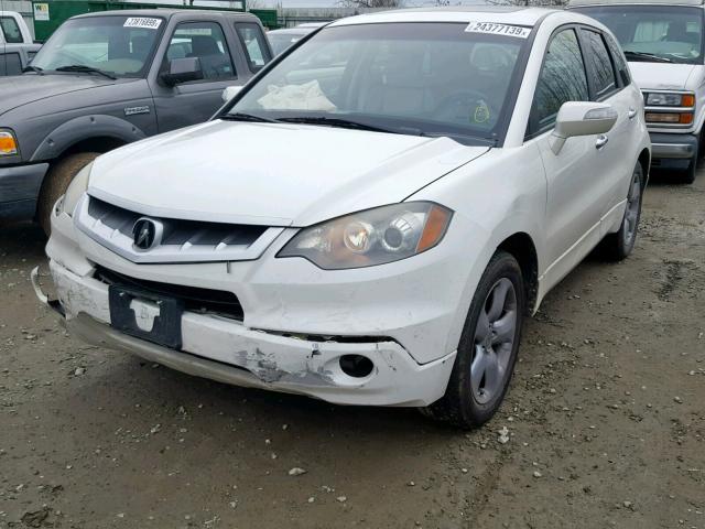 5J8TB18529A002175 - 2009 ACURA RDX TECHNO WHITE photo 2