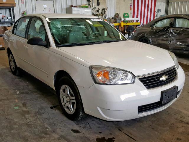 1G1ZS58F97F217859 - 2007 CHEVROLET MALIBU LS WHITE photo 1