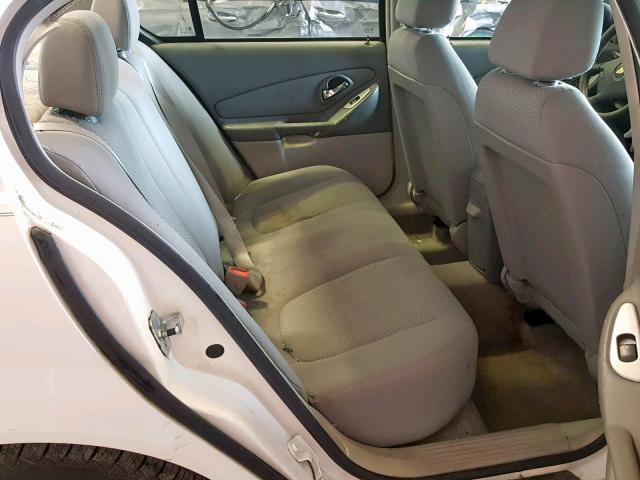 1G1ZS58F97F217859 - 2007 CHEVROLET MALIBU LS WHITE photo 6