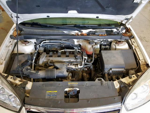 1G1ZS58F97F217859 - 2007 CHEVROLET MALIBU LS WHITE photo 7
