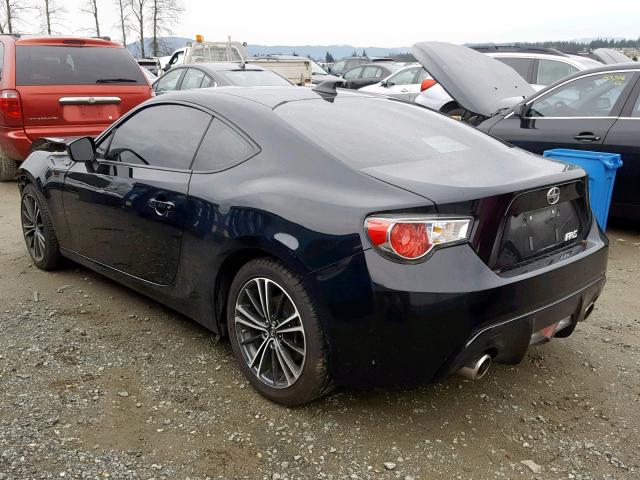 JF1ZNAA15G8703441 - 2016 TOYOTA SCION FR-S BLACK photo 3