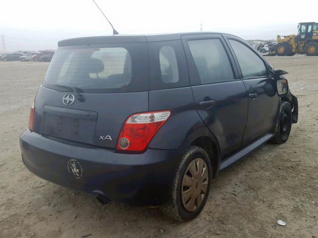 JTKKT624660149615 - 2006 TOYOTA SCION XA GRAY photo 4