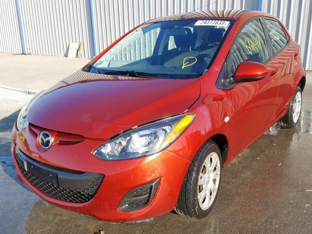 JM1DE1KY0E0185623 - 2014 MAZDA MAZDA2 SPO 红色 照片 2