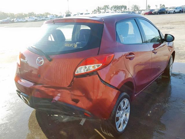 JM1DE1KY0E0185623 - 2014 MAZDA MAZDA2 SPO 红色 照片 4